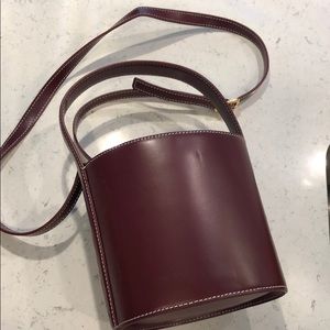 Staud Bissett Bag - Bordeaux